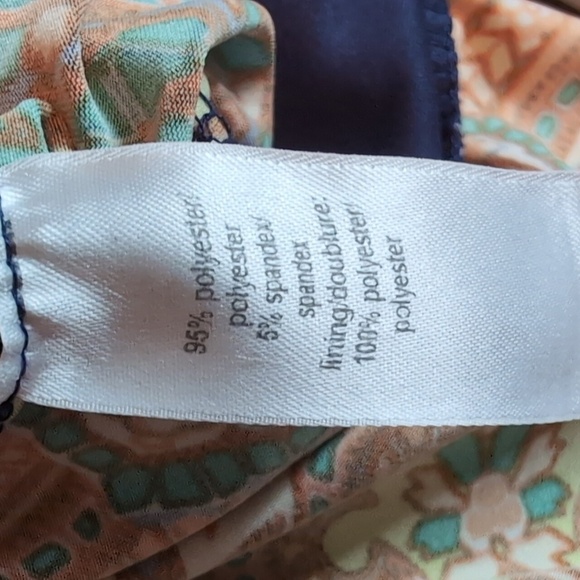 Maurices Bohemian Pattern Blue Strappy Dress Size XL - Picture 9 of 10